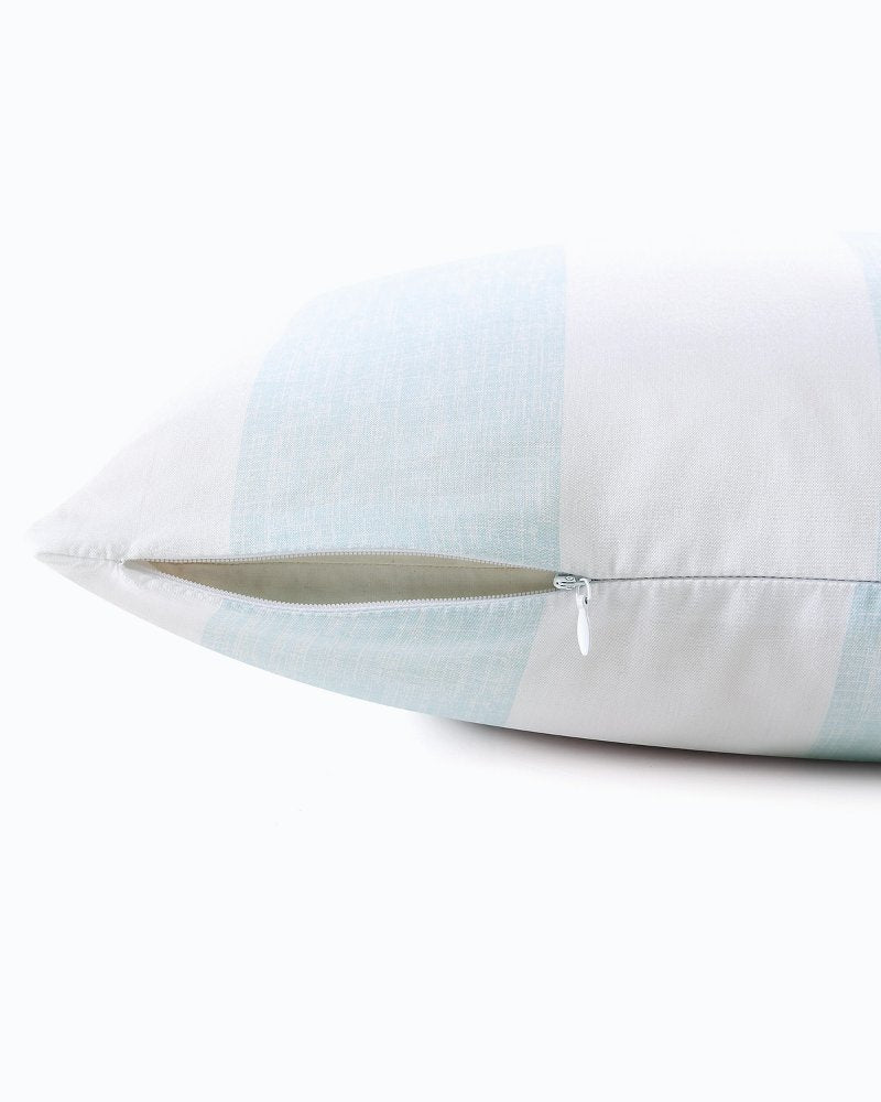 Tommy Bahama Classic - Awning Stripe Blue Decorative Pillow