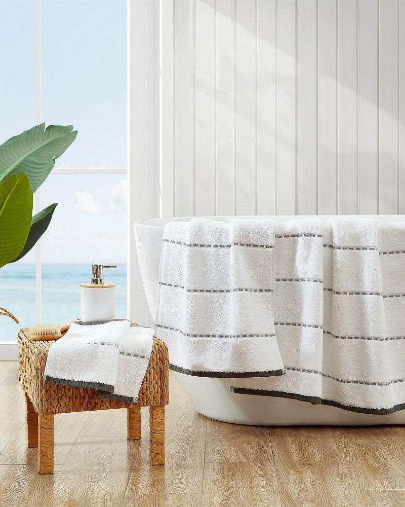 Tommy Bahama Deals - Ridley Grey 3-Piece Towel Set