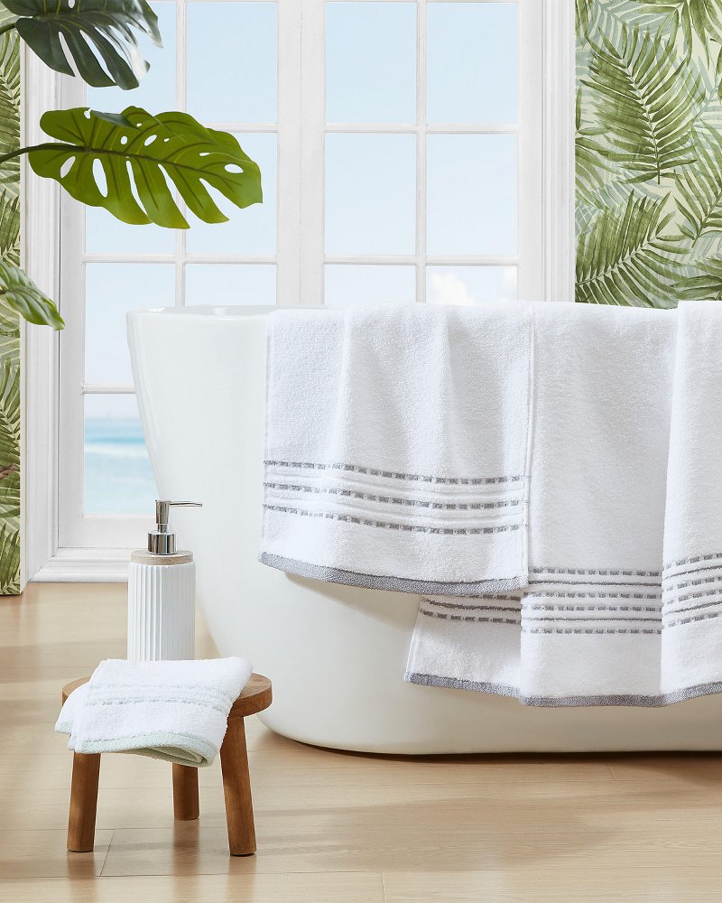 Tommy Bahama Sale - Cliff Side Grey 3-Piece Towel Set