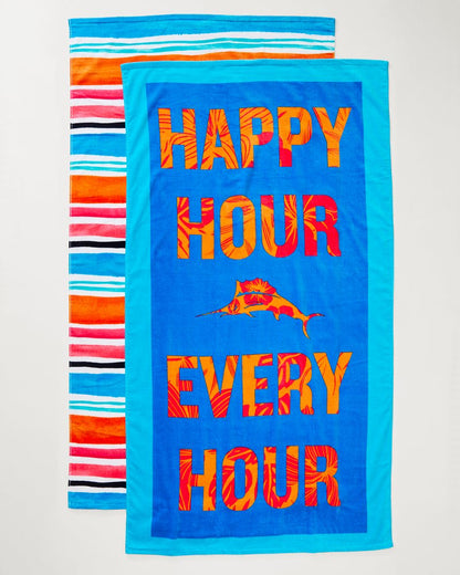 Tommy Bahama Discount - Cape Coral & Happy Hour Beach Towels — Set of 2