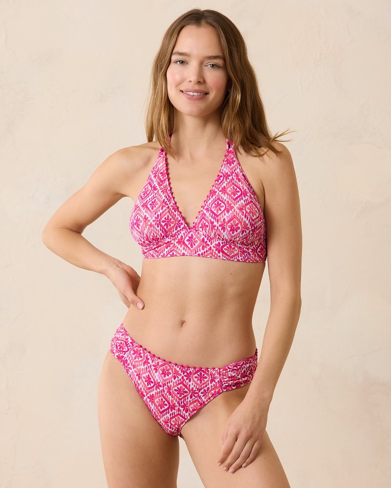 Tommy Bahama Recommended - Island Cays Shell Beach Reversible Halter Bikini Top