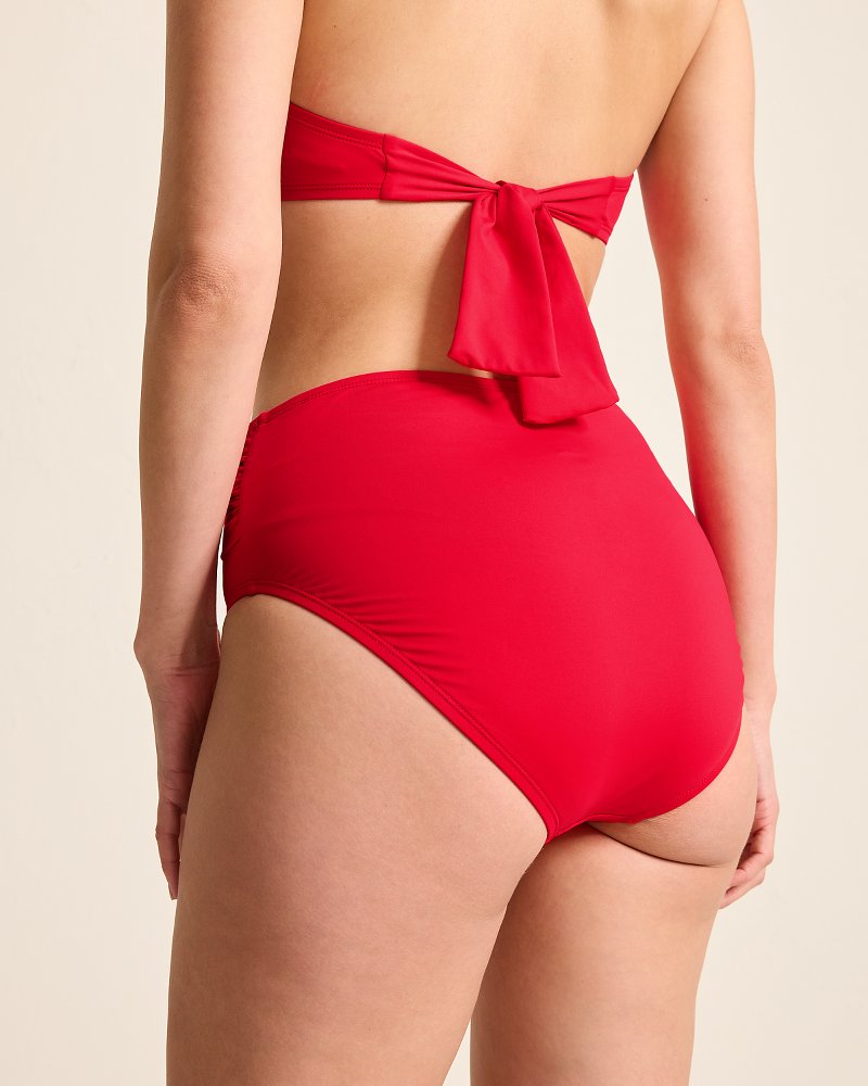 Tommy Bahama New - Pearl High-Waist Bikini Bottoms