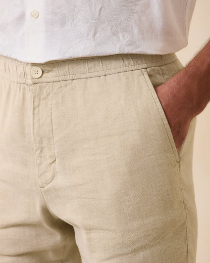 Tommy Bahama Trending - Beach Coast Linen-Blend Elastic-Waist Pants