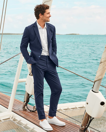 Tommy Bahama Smart Buy - Nova Wave Half-Elastic Waist Seersucker Pants