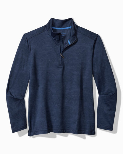 Tommy Bahama Everyday - Monstera Fade IslandZone® Half-Zip Sweatshirt