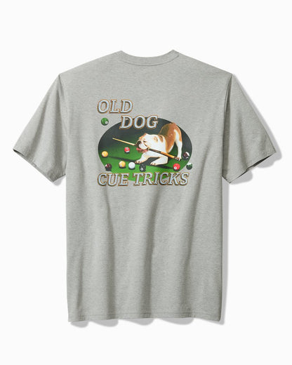 Tommy Bahama Trending - Old Dogs, Cue Tricks Graphic Pocket T-Shirt