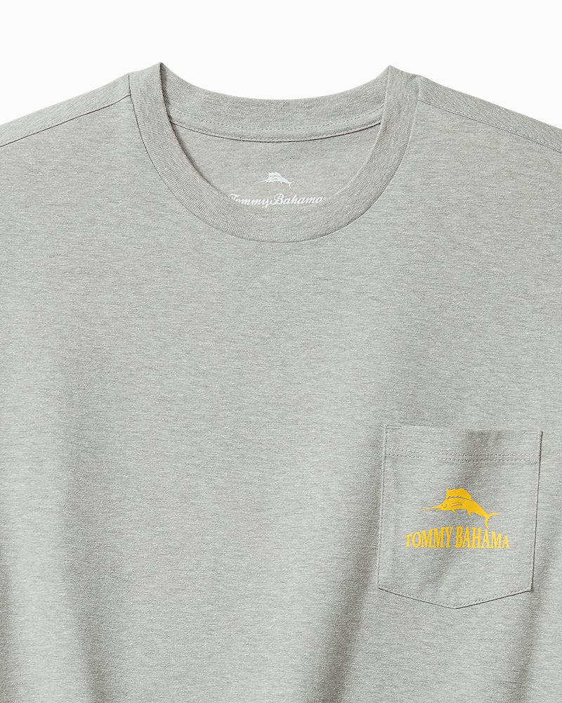 Tommy Bahama Trending - Old Dogs, Cue Tricks Graphic Pocket T-Shirt