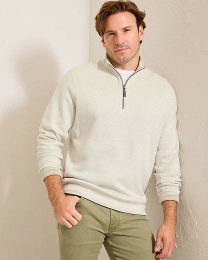Tommy Bahama Smart Buy - Flip Coast Reversible Half-Zip Sweatshirt