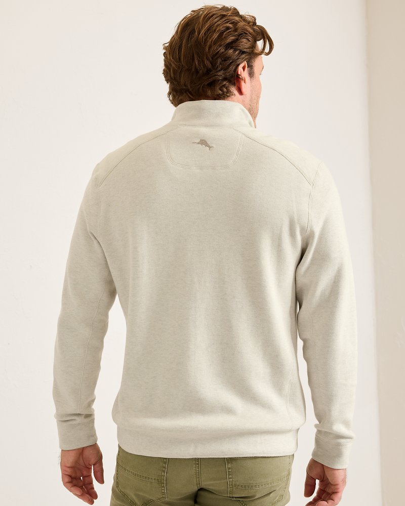Tommy Bahama Smart Buy - Flip Coast Reversible Half-Zip Sweatshirt