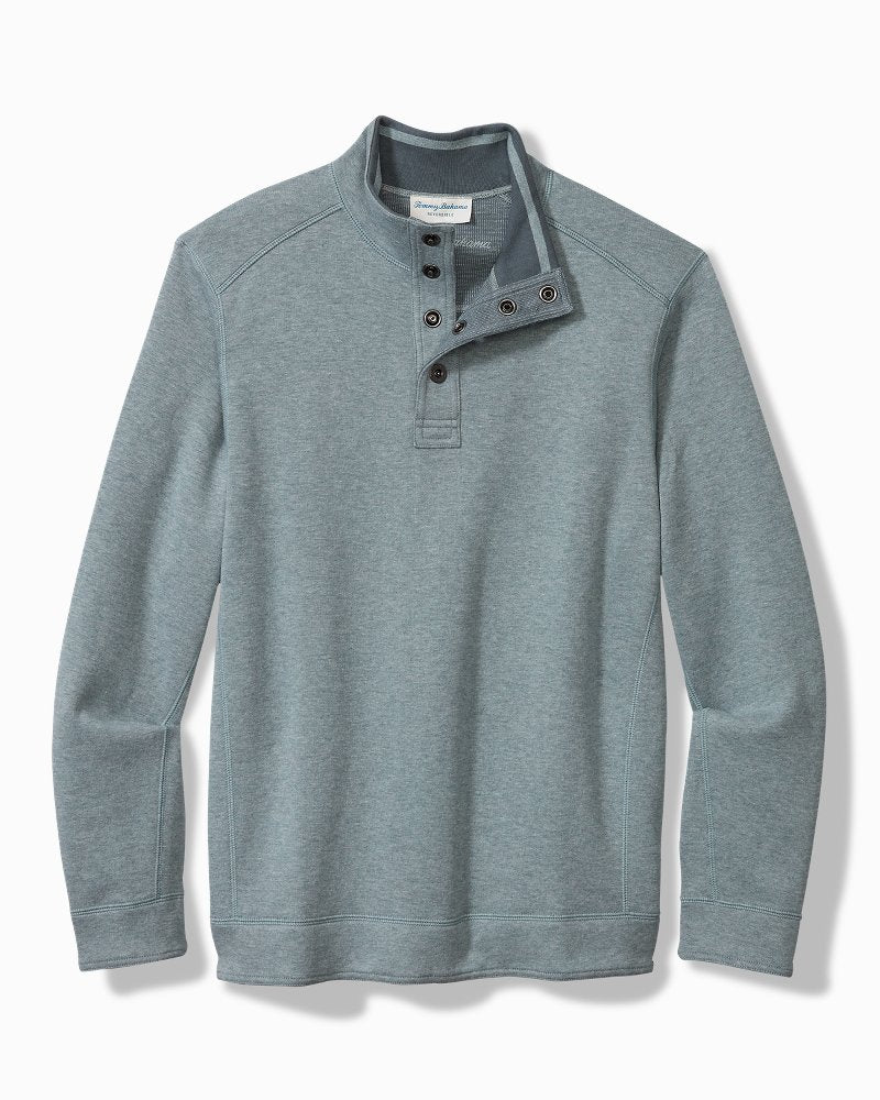 Tommy Bahama Classic - Flip Coast Reversible Snap Mock Sweatshirt