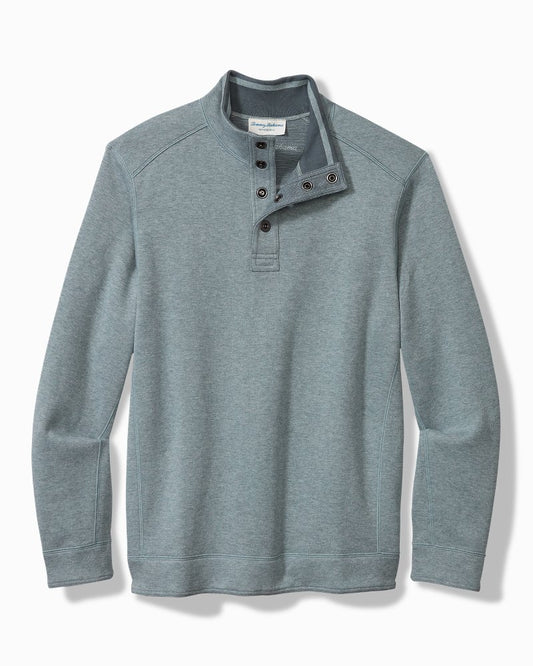 Tommy Bahama Classic - Flip Coast Reversible Snap Mock Sweatshirt