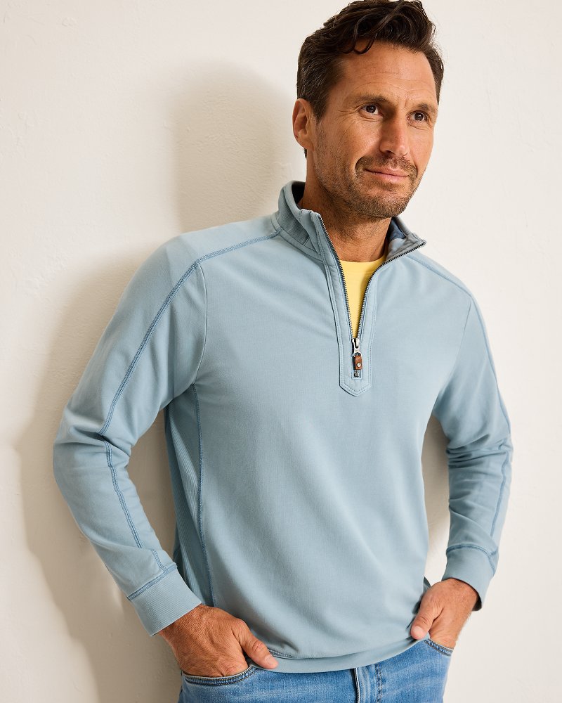 Tommy Bahama Customer Favorite - Ben & Terry Half-Zip Sweatshirt