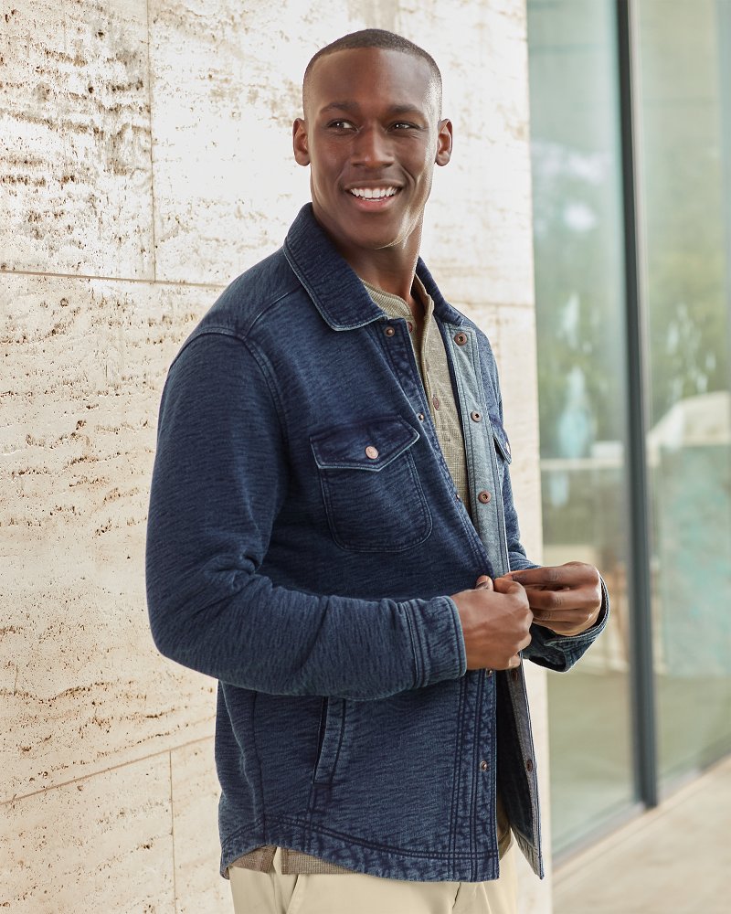 Tommy Bahama Recommended - Indigo Paradise CPO Shirt Jacket