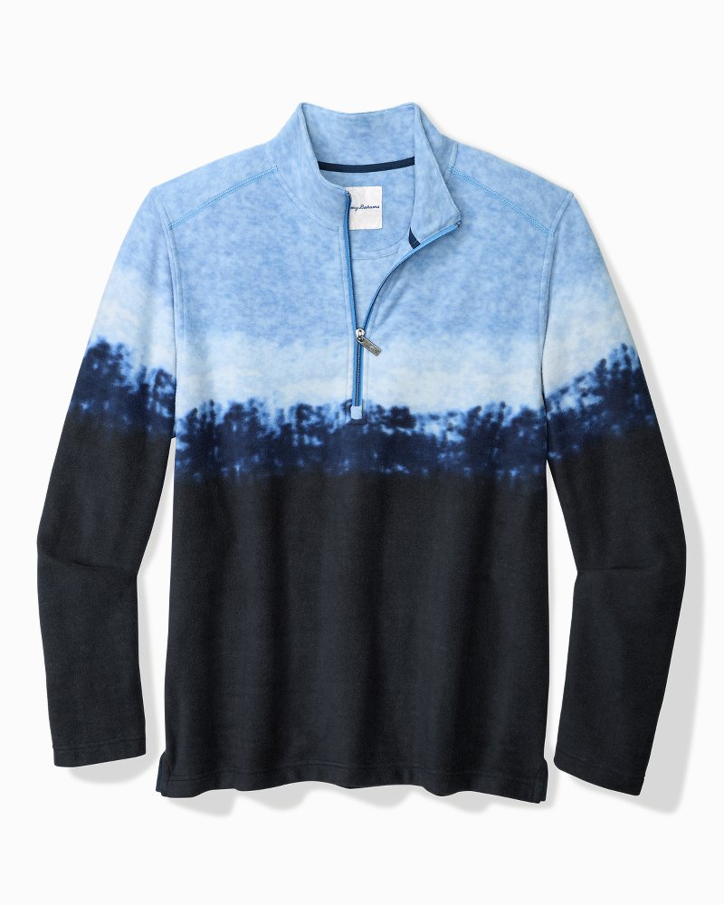 Tommy Bahama Classic - Azul Tides Ombré Half-Zip Sweatshirt