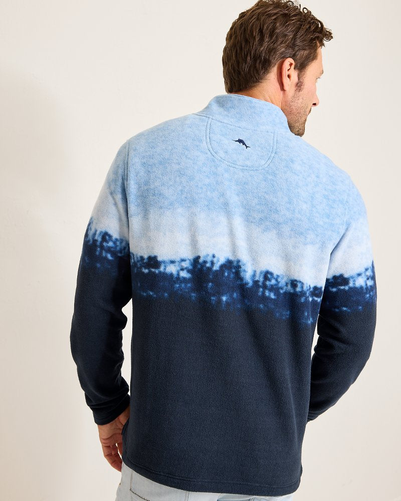 Tommy Bahama Classic - Azul Tides Ombré Half-Zip Sweatshirt