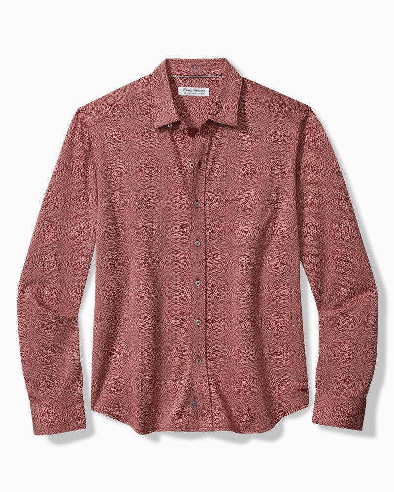 Tommy Bahama Best Price - San Lucio Diamond Isles Knit Stretch Shirt