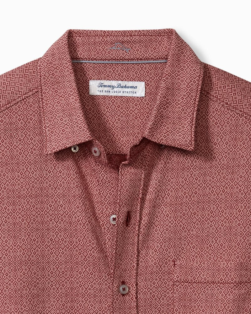 Tommy Bahama Best Price - San Lucio Diamond Isles Knit Stretch Shirt