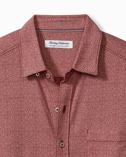 Tommy Bahama Best Price - San Lucio Diamond Isles Knit Stretch Shirt