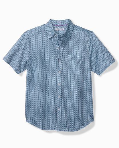 Tommy Bahama Sale - San Lucio Plaza Geo Knit Stretch Shirt