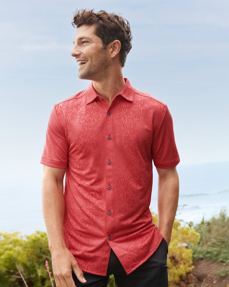 Tommy Bahama Best Price - Palm Coast Cascade Vines IslandZone® Knit Shirt