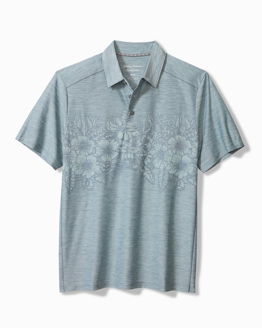 Tommy Bahama Customer Favorite - Palm Coast Hibiscus Border IslandZone® Polo