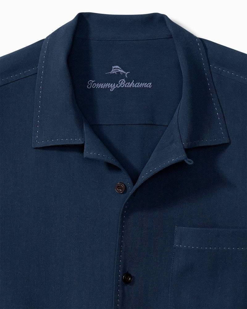 Tommy Bahama Premium - Hawaiian Herringbone Camp Shirt
