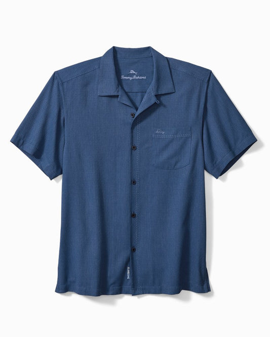 Tommy Bahama Trusted - Coastal Breeze Check IslandZone® Camp Shirt