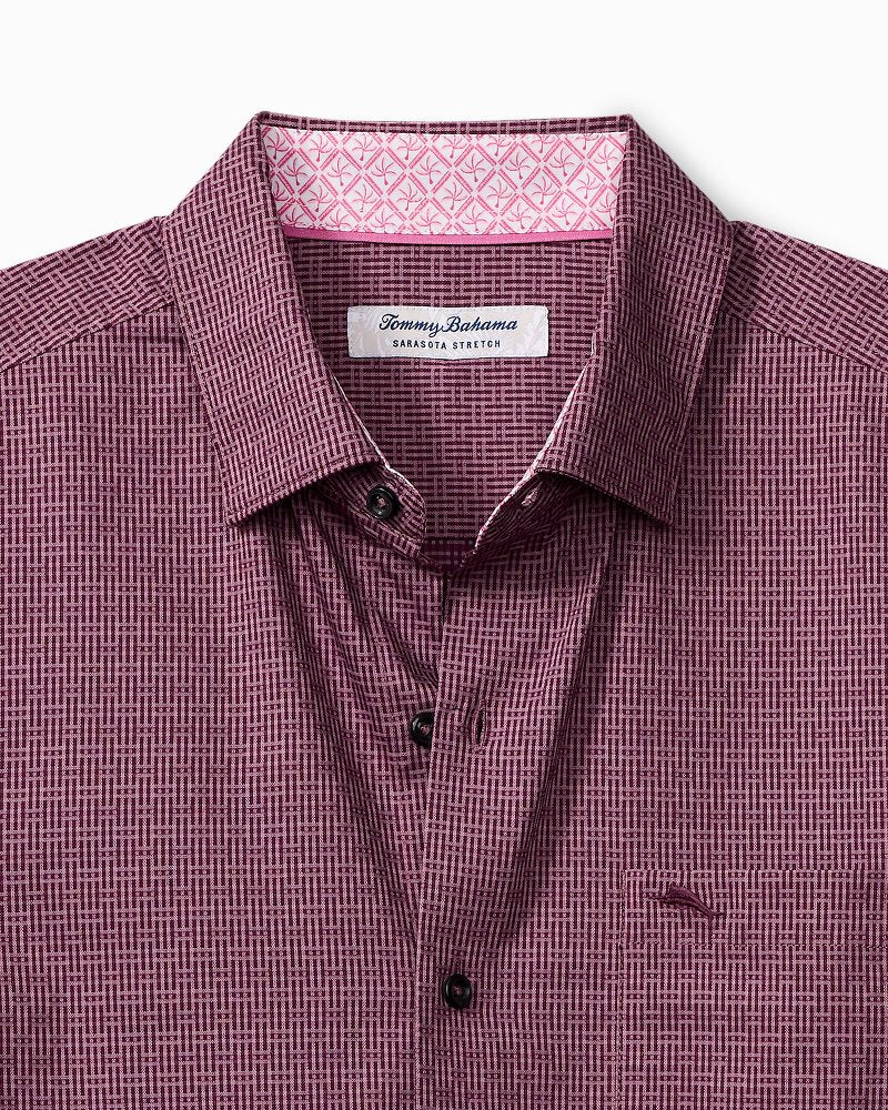 Tommy Bahama Hot Sale - Sarasota Stretch Ventura Isles IslandZone® Stripe Shirt