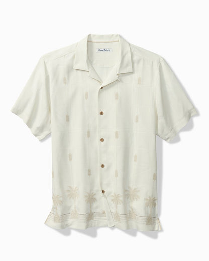 Tommy Bahama Popular - Pina Palms Embroidered Silk Camp Shirt
