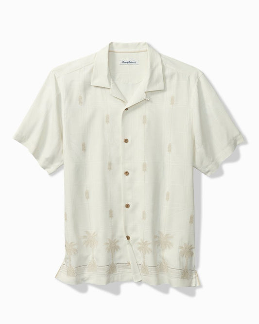 Tommy Bahama Popular - Pina Palms Embroidered Silk Camp Shirt