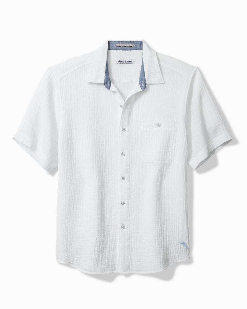 Tommy Bahama Trending - Beachside Cotton Cruiser Short-Sleeve Shirt