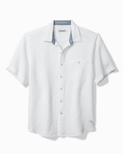 Tommy Bahama Trending - Beachside Cotton Cruiser Short-Sleeve Shirt