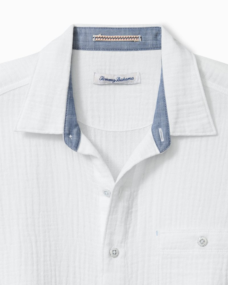Tommy Bahama Trending - Beachside Cotton Cruiser Short-Sleeve Shirt