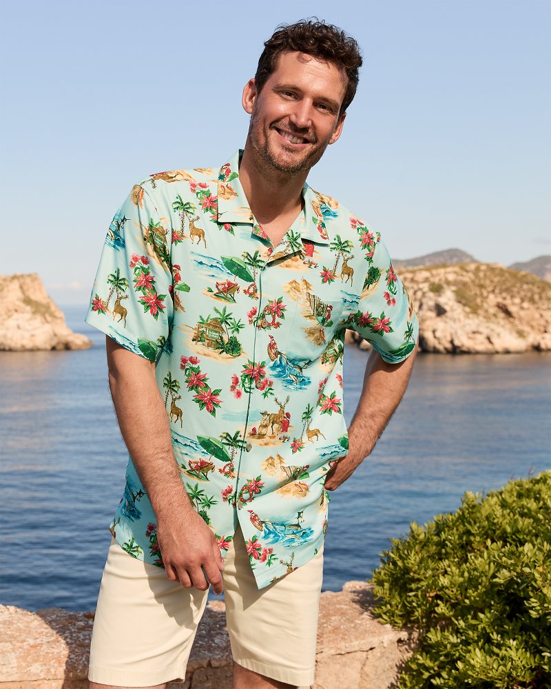 Tommy Bahama Signature - Santa Shores Silk Camp Shirt