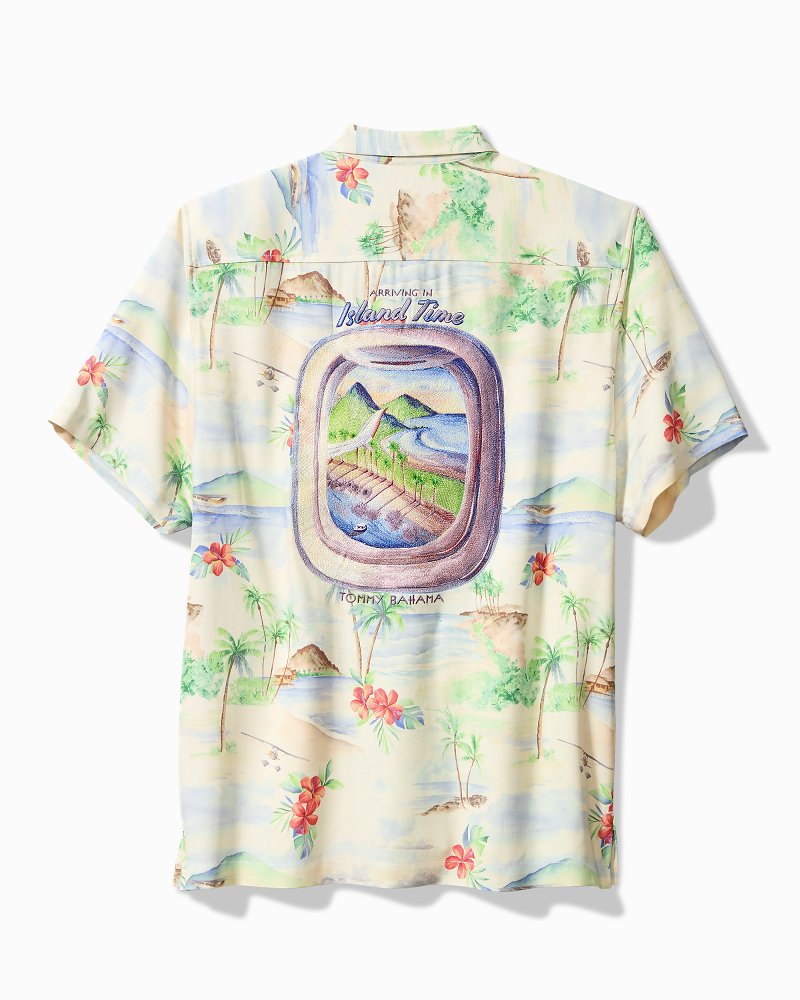 Tommy Bahama Quality - Collector's Series '24 Arriving in Island Time Silk Camp Shirt