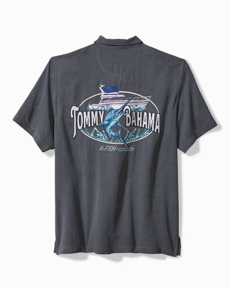 Tommy Bahama Hot Sale - A-fish-ianado Silk Camp Shirt