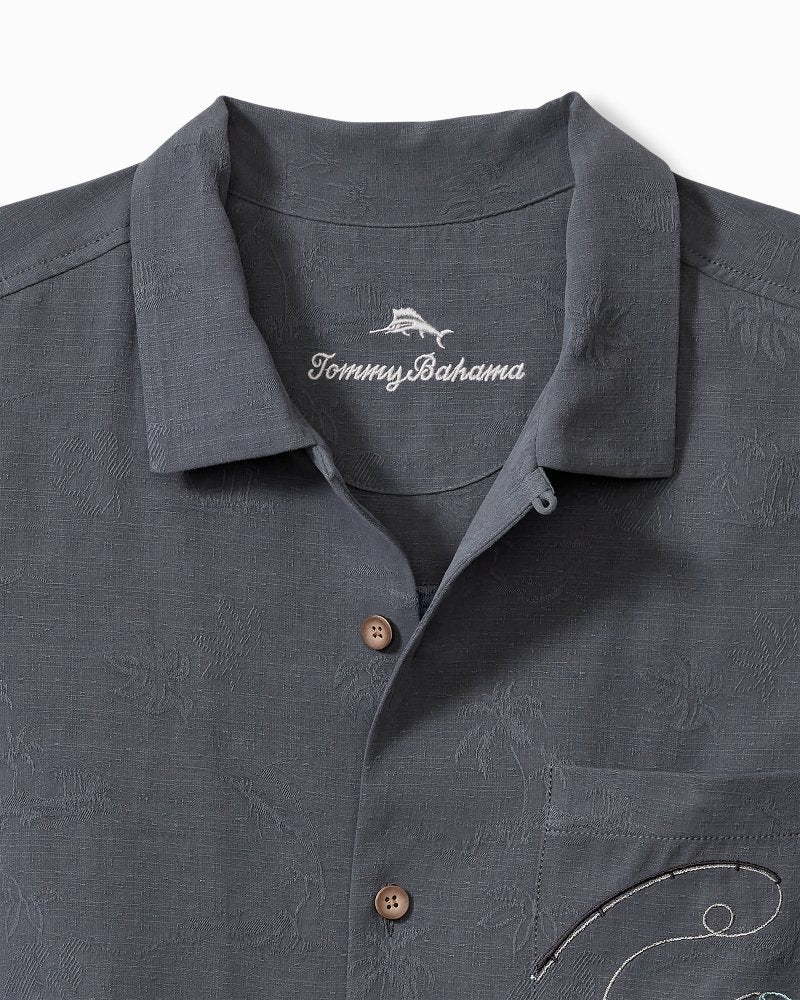 Tommy Bahama Hot Sale - A-fish-ianado Silk Camp Shirt