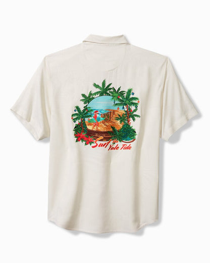 Tommy Bahama Value - Surf the Yule Tide Silk Camp Shirt
