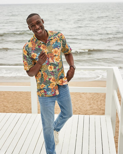 Tommy Bahama Customer Favorite - Coconut Point Sunset Canopy IslandZone® Camp Shirt