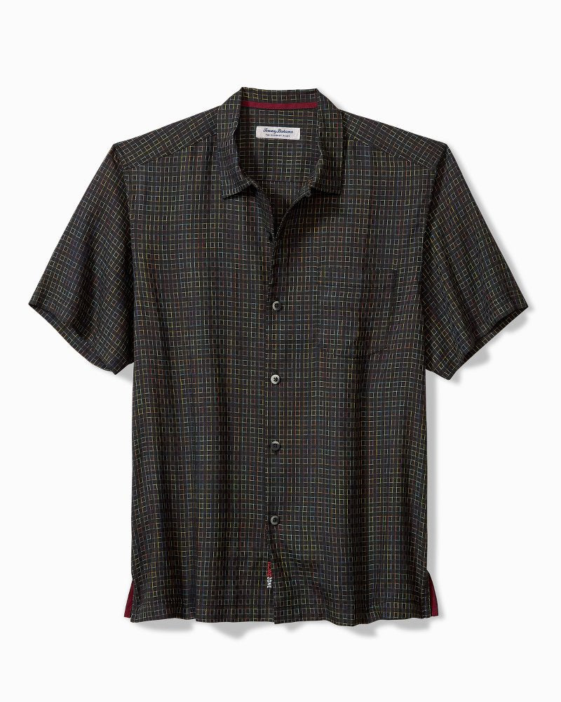 Tommy Bahama Smart Buy - Coconut Point Prismatic Check IslandZone® Camp Shirt