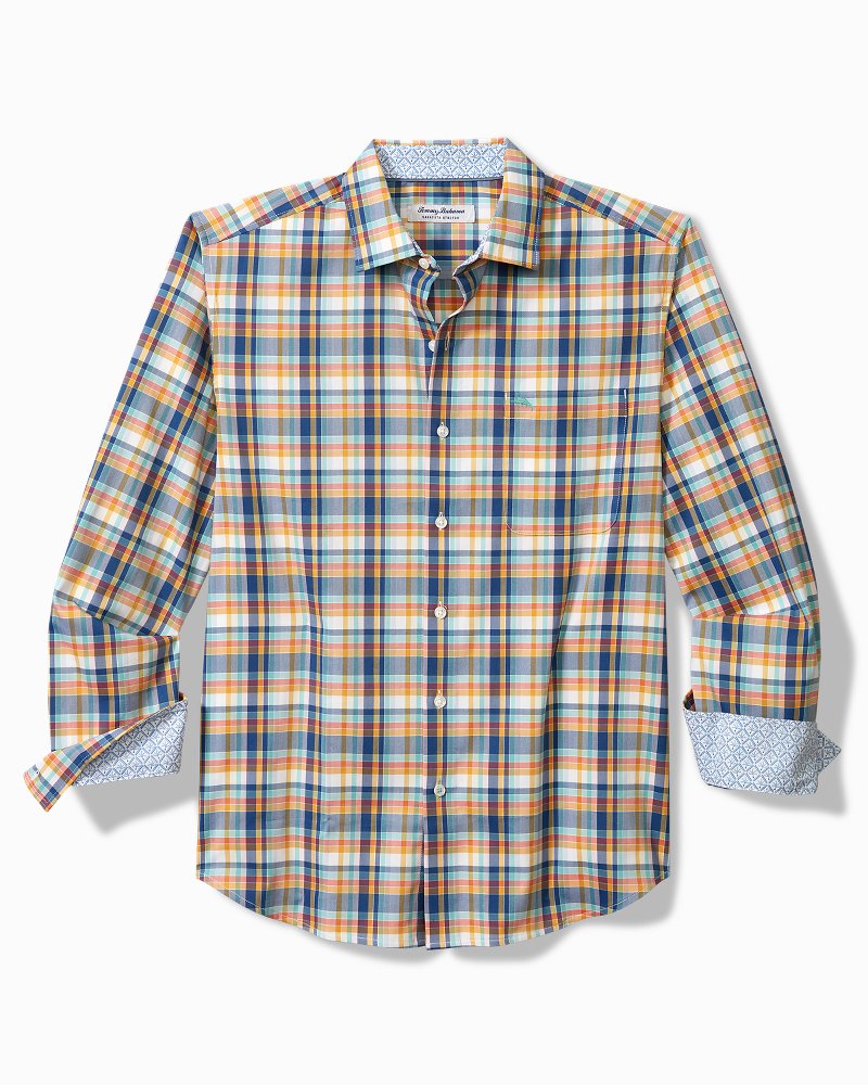 Tommy Bahama Deals - Sarasota Stretch Grenada Check IslandZone® Shirt