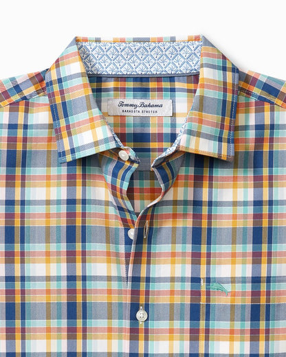 Tommy Bahama Deals - Sarasota Stretch Grenada Check IslandZone® Shirt