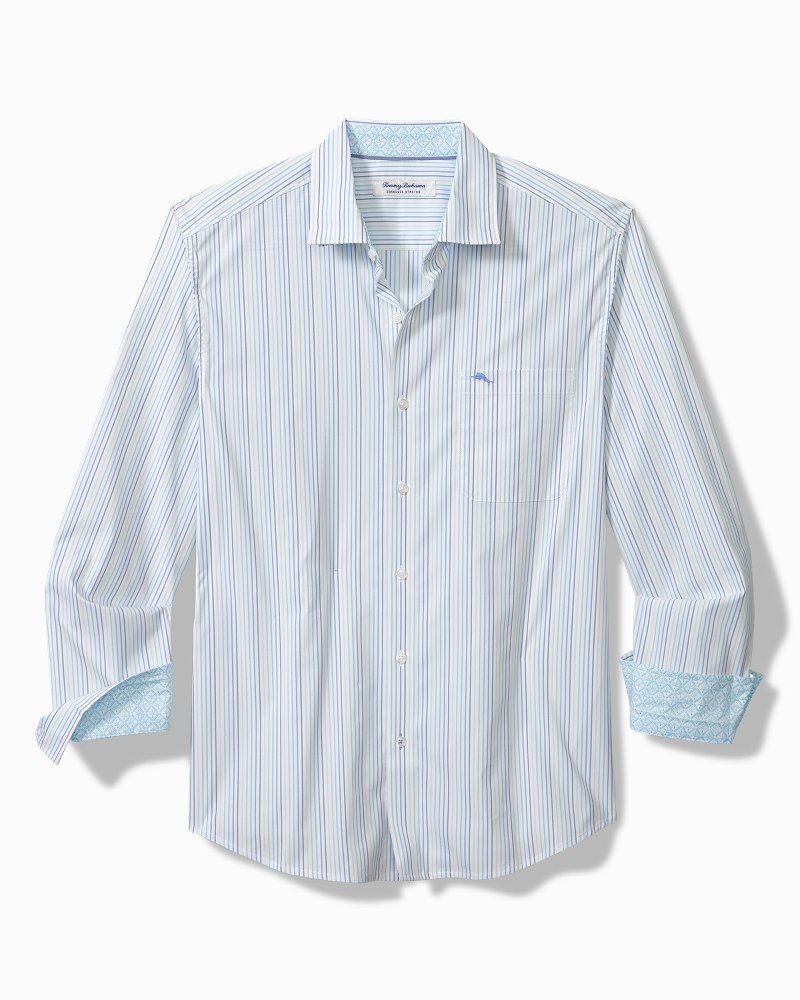 Tommy Bahama Classic - Sarasota Stretch Marina Stripe IslandZone® Shirt