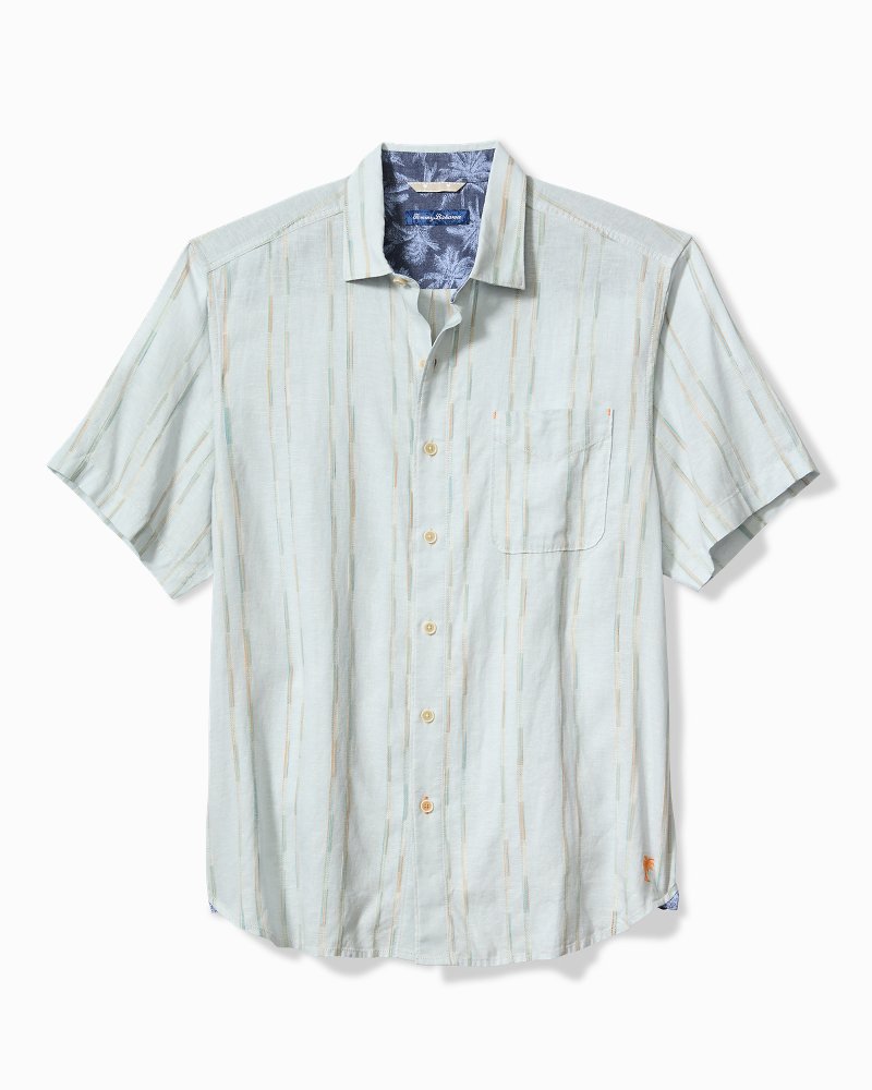 Tommy Bahama Recommended - Sonora Stripe Linen-Blend Short-Sleeve Shirt