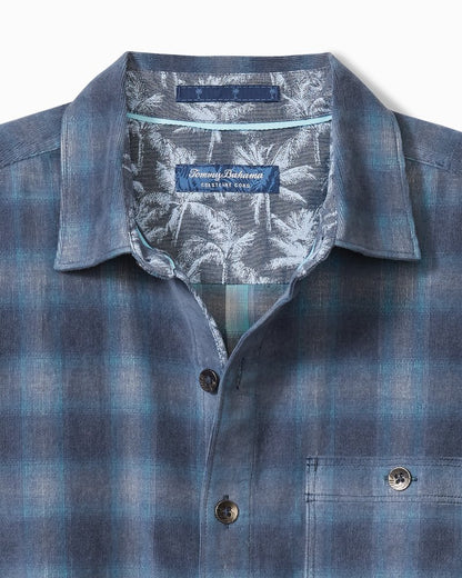 Tommy Bahama Essential - Coastline Cord Stretch Ombré Check Shirt