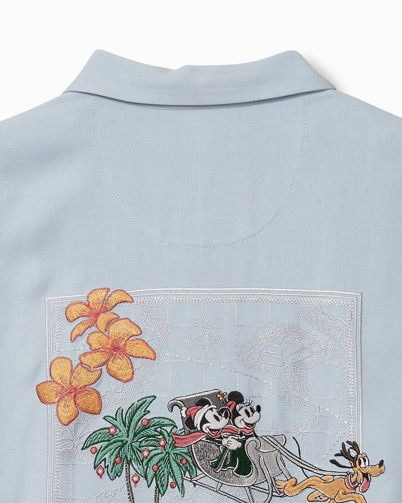 Tommy Bahama Latest - Disney Huladay Sleigh Ride Silk Camp Shirt