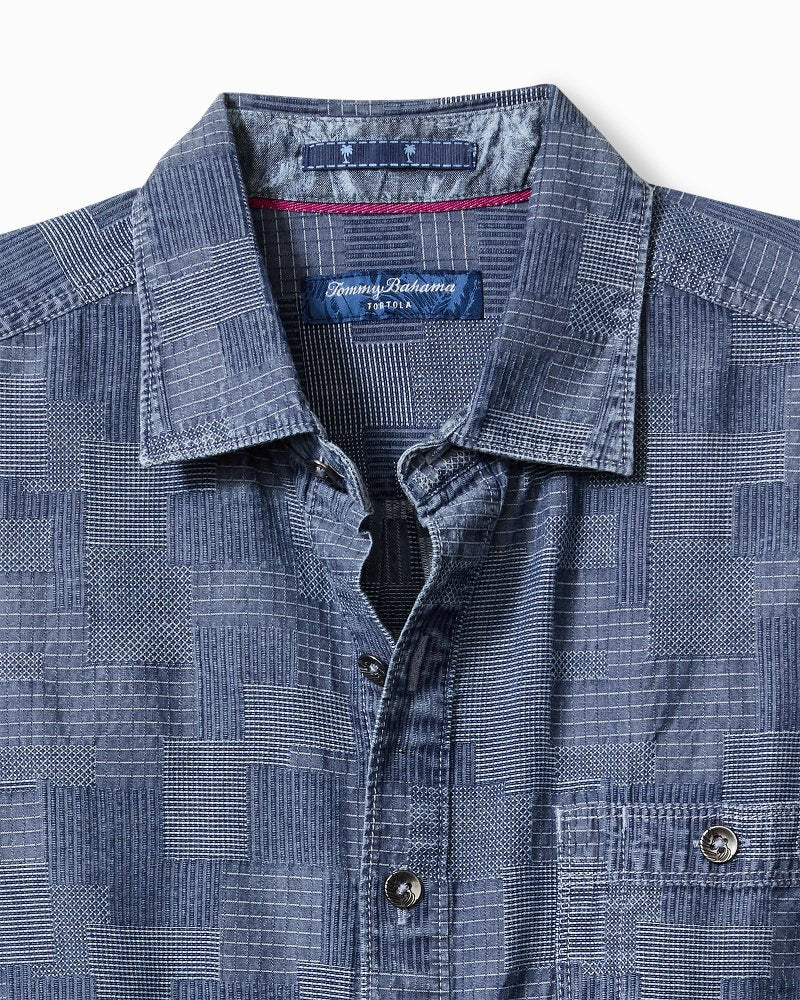 Tommy Bahama New - Paradise Patchwork Long-Sleeve Shirt