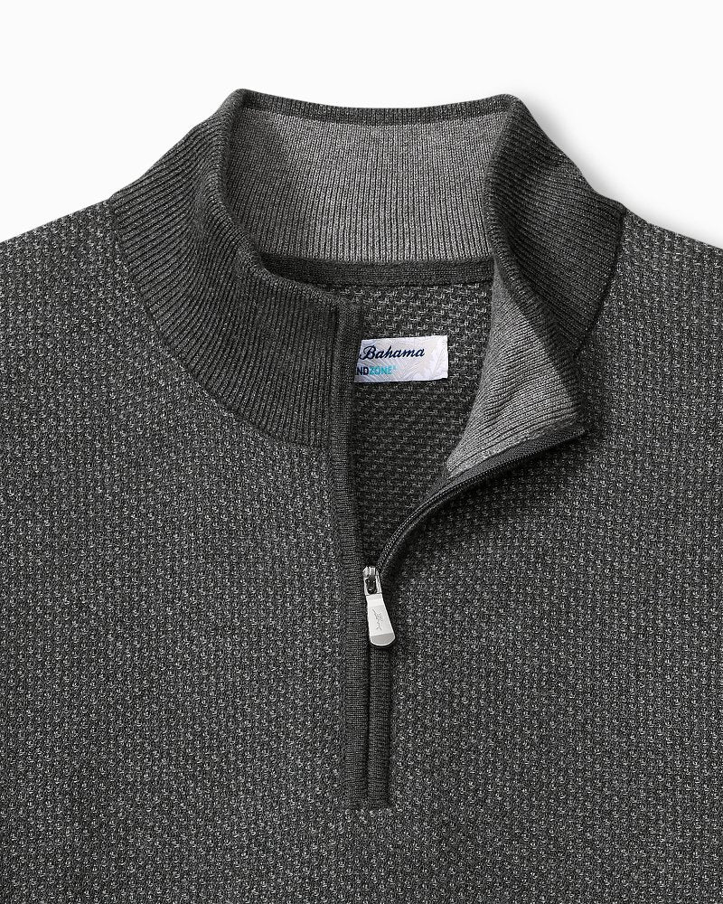 Tommy Bahama Classic - Coolside Legend Half-Zip IslandZone® Sweater