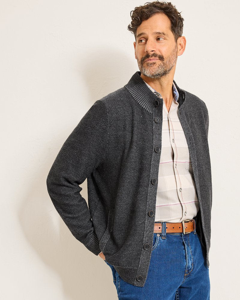 Tommy Bahama Deals - Crescent Shore IslandZone® Button-Mock Cardigan
