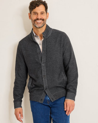 Tommy Bahama Deals - Crescent Shore IslandZone® Button-Mock Cardigan